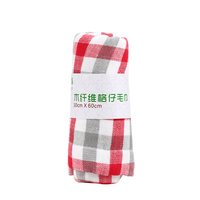 爱尔工坊格子毛巾1条装AM1506