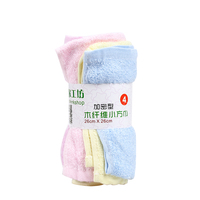 爱尔工坊木纤维加密型小方巾4条装AM1154