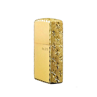 Zippo满天星镀金银打火机MT-Gold