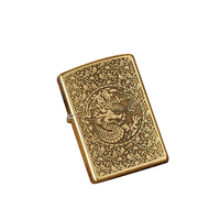 Zippo纯铜龙凤呈祥打火机28044-BS