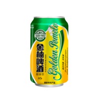 柚宝金柚啤酒330ml*24易拉罐装听装001