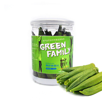 Green Family 黄秋葵脆片60g 蔬果干蔬菜干即食零食果蔬干