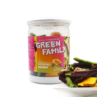 Green Family 综合菇菜脆片90g 脱水蔬果干蔬菜干即食零食果蔬干
