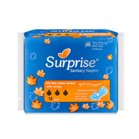 Surprise日用丝薄护翼卫生巾18片装DS003