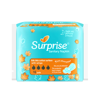 Surprise夜用丝薄护翼卫生巾16片装DS004