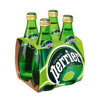 Perrier 巴黎水 巴黎含气天然矿泉水青柠味 330ml 021