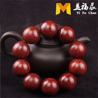 益福辰血檀25mm10颗佛珠手串红木工艺品创意礼品