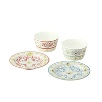 AITO 日本AITO Diane Harrison sara美浓烧陶瓷多用碗碟4件套