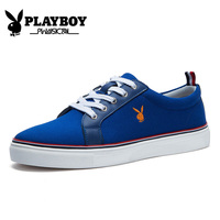 PLAYBOY花花公子男鞋运动休闲鞋韩版时尚旅游鞋青春帆布鞋潮流透气板鞋男