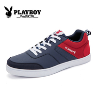 PLAYBOY花花公子男鞋春季青年厚底休闲跑步鞋板鞋韩版青春潮流运动鞋子男