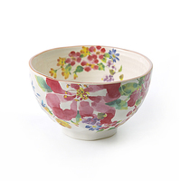 Ceramic 日本ceramic蓝 杜鹃花碗陶瓷餐具 1个装