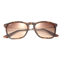 RayBan雷朋太阳眼镜RB4187F 856-13 54意大利进口眼镜 茶色渐变