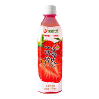 健桥 500毫升草莓汁芦荟粒芦荟饮料15瓶一箱