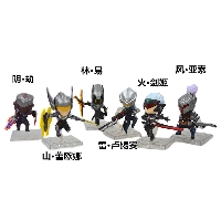 易猫-英雄联盟LOL 劫蕾欧娜易卢锡安剑姬亚索 源计划系列 Q版手办