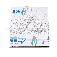 易猫外贸热款 初音海贼火影龙猫夏目 动漫珍藏手绘素描涂色填色本