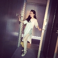 佳佳韩版侧开叉体恤长款大码女装短袖t恤女宽松纯棉中长上衣女衫夏潮