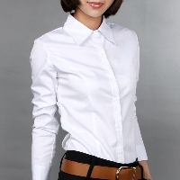 香港至尊洋服春夏女士职业白色衬衫 韩版女式休闲修身衬衣