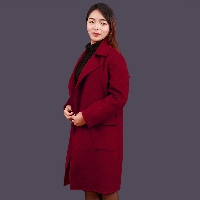 jfelvls厂家春秋冬装新款修身毛呢外套手工高端双面羊绒羊毛女大衣