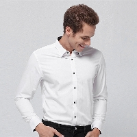 香港至尊洋服新款品牌长袖衬衣男休闲普通修身型套装商务型厂家定制衬衫