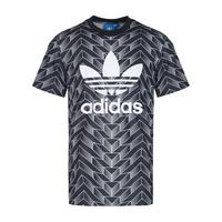 阿迪达斯三叶草男装SOCCERAOPTEE BS4965 休闲花纹T恤 BS4965