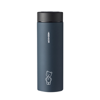 希诺保温杯男女士商务水杯带滤网办公茶杯375ml