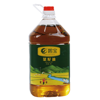 鹮宝新菜油传统农家自榨非转基因纯正特香菜籽油食用油植物油5L
