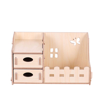 森缘M002收纳盒木质化妆品收纳盒 创意DIY家居用品 抽屉式可拆卸储物盒
