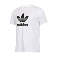 阿迪达斯三叶草男装TREFOIL T-SHIRT CW0710 休闲透气短袖t恤 CW0710