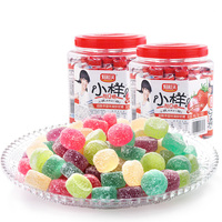 好彩头小样酸Q糖540g罐装水果汁软糖橡皮糖儿童糖果
