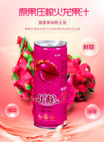 乐榨火龙果汁特饮240ml×20