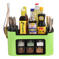 嘉曼调料盒套装厨房用品用具调味盒调料罐佐料盒盐罐厨房收纳盒家用