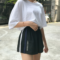 唯优韩版运动短裤女夏阔腿大码胖mm跑步高腰薄款热裤宽松休闲睡裤