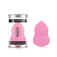 COLOUR FEEL化妆海绵粉扑美妆蛋葫芦棉化妆蛋化妆球干湿两用不吃粉rt收纳架子