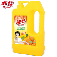 洛娃洗洁精2kg大桶 阳光金桔餐具清洁剂大瓶洗涤灵包邮果蔬清洗剂