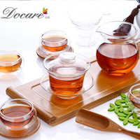 朵彩耐热玻璃茶具高硼硅透明玻璃茶具