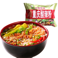 正文重庆酸辣粉袋装速食米线酸辣方便面红薯粉丝110g*5袋
