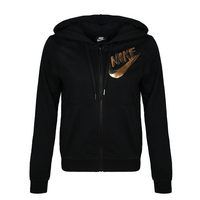 NIKE女装外套保暖针织时尚连帽夹克休闲运动服 938958-010