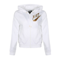 NIKE女装连帽加绒保暖舒适运动休闲夹克外套 938958-100