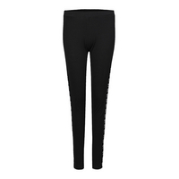 阿迪达斯三叶草女裤休闲系列 TRF TIGHT 紧身裤 DN8406
