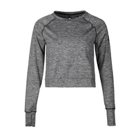 Adidas阿迪达斯女装OPEN BACK CU 训练套头衫 DU3411