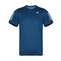 Adidas阿迪达斯男装OWN THE RUN TEE圆领短T恤 DX1318