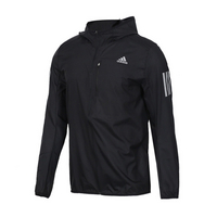 Adidas阿迪达斯男装装运动服休闲梭织防风衣连帽外套夹克 DX1983