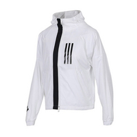 Adidas阿迪达斯女装连帽梭织夹克休闲运动外套 DZ0033