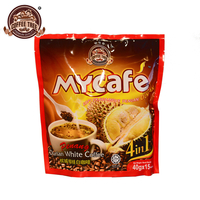马来西亚进口白咖啡 咖啡树槟城榴莲味三合一速溶咖啡600g