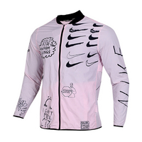 NIKE男装运动服涂鸦立领时尚轻薄休闲开衫棒球衫夹克外套 AJ7760-663