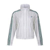 Adidas阿迪达斯女装三叶草休闲外套夹克 DU9925