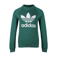 阿迪达斯三叶草女装阿迪TRF CREW SWEAT梭织套衫 DV2623