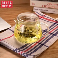 物生物耐热玻璃杯茶壶煮泡茶壶过滤茶具大小家用花茶杯玻璃壶套装