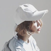 白色防晒遮阳帽子女春秋韩版百搭鸭舌帽夏天棒球帽男潮ins潮人夏