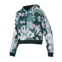 阿迪达斯三叶草女装胜道运动旗舰店阿迪达斯 CROPPED HOODIE 套头衫 DV2661